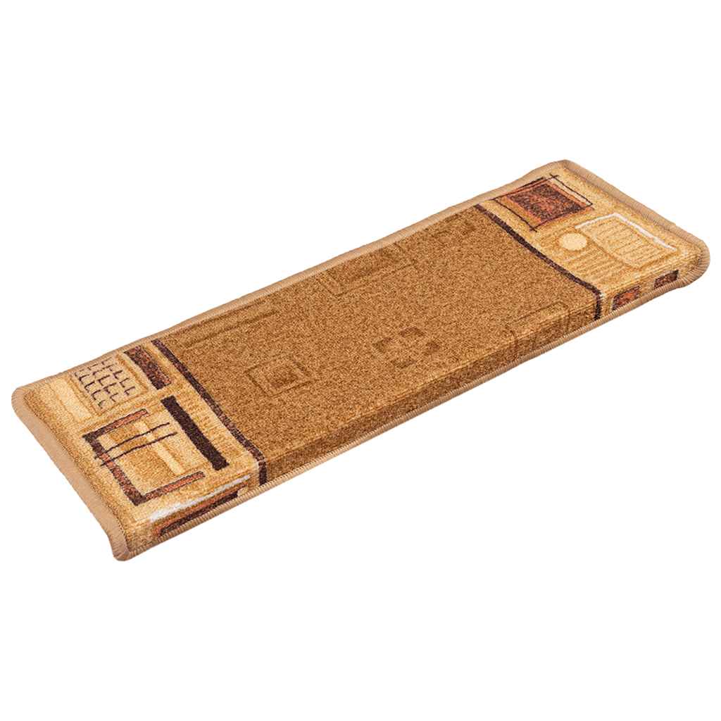 Stufenmatten Selbstklebend 5 Stk. 65x21x4 cm Beige