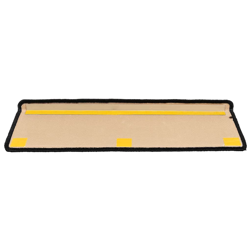 Stufenmatten Selbstklebend 5 Stk. 65x21x4 cm Schwarz Grau