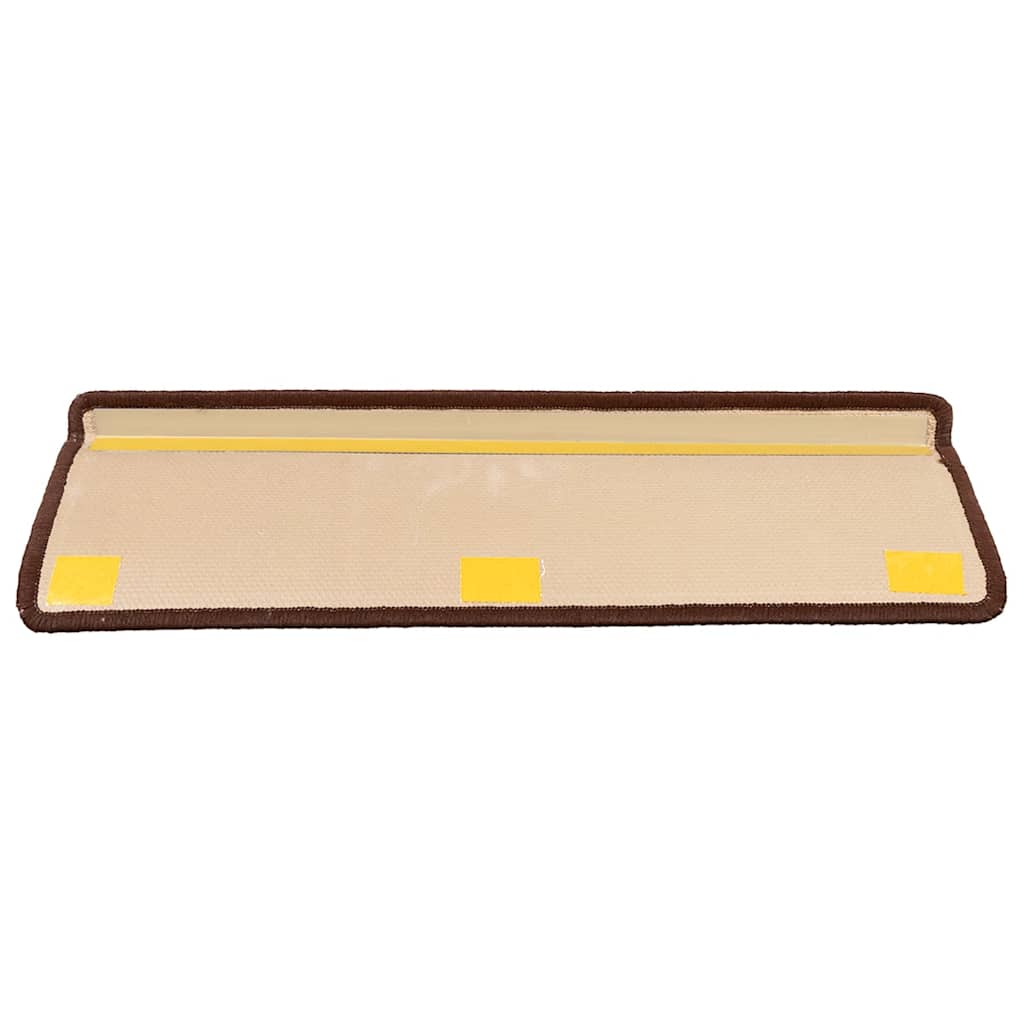 Stufenmatten Selbstklebend 5 Stk. 65x21x4 cm Braun
