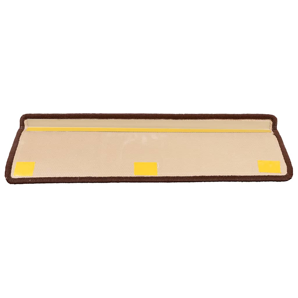 Stufenmatten Selbstklebend 10 Stk. 65x21x4 cm Braun