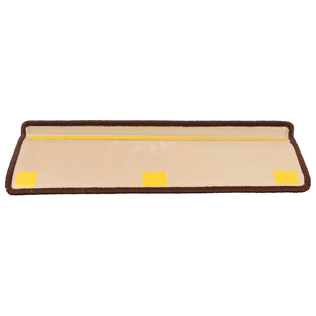 Stufenmatten Selbstklebend 10 Stk. 65x21x4 cm Braun