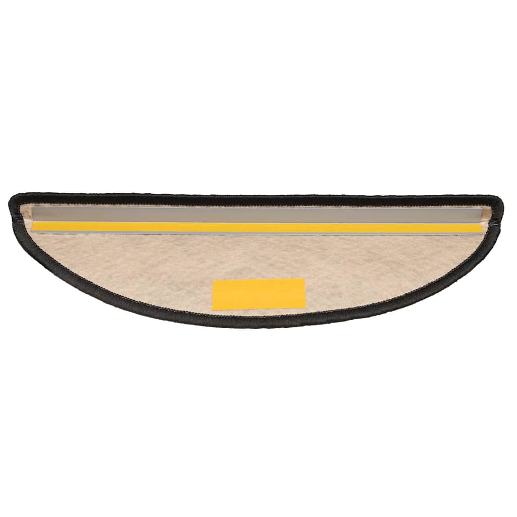 Stufenmatten Selbstklebend Sisal 15 Stk. 56x17x3 cm Anthrazit