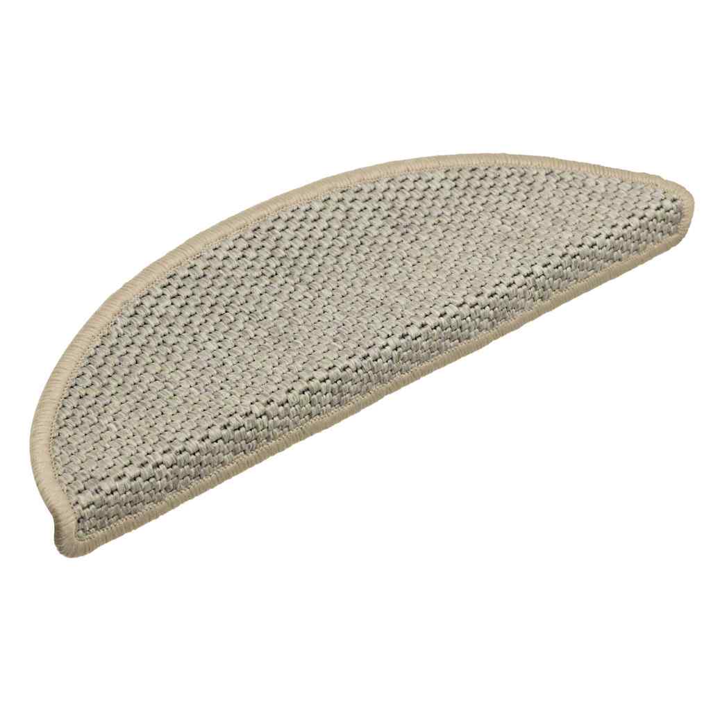Stufenmatten Selbstklebend Sisal-Look 15 Stk 56x17x3 Hellgrün