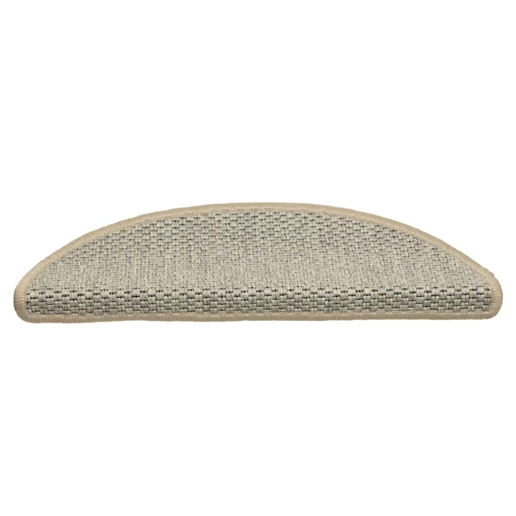 Stufenmatten Selbstklebend Sisal-Look 15 Stk 56x17x3 Hellgrün