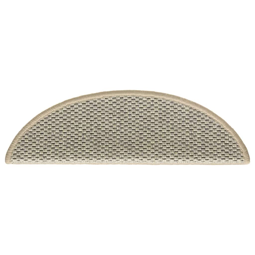 Stufenmatten Selbstklebend Sisal-Look 15 Stk 56x17x3 Hellgrün
