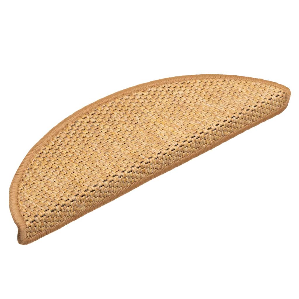 Stufenmatten Selbstklebend Sisal-Look 15 Stk. 56x17x3 cm Sisal