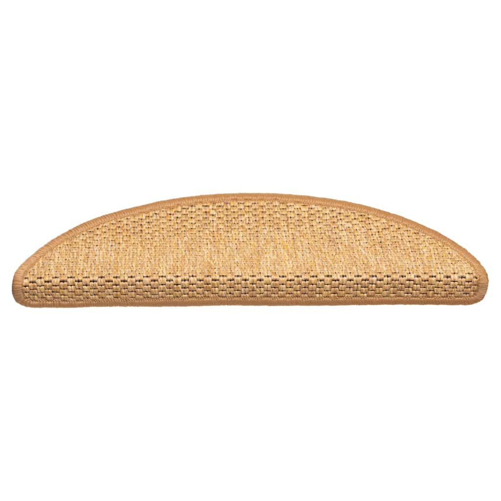 Stufenmatten Selbstklebend Sisal-Look 15 Stk. 56x17x3 cm Sisal