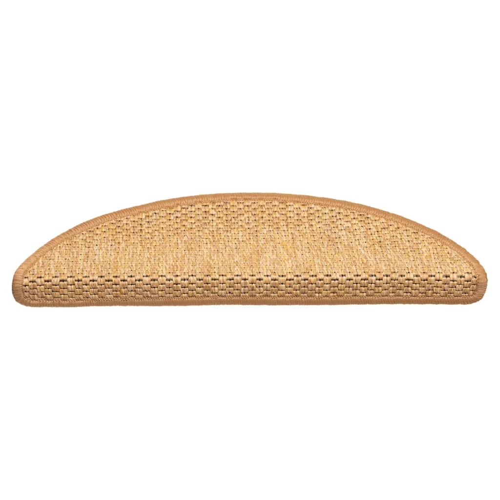 Treppenmatten Selbstklebend Sisal-Look 15 Stk. 56x17x3 cm Sisal