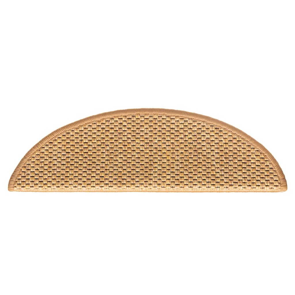 Stufenmatten Selbstklebend Sisal-Look 15 Stk. 56x17x3 cm Sisal