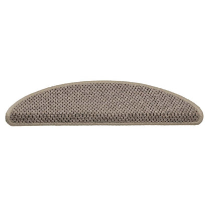 Stufenmatten Selbstklebend Sisal 15 Stk. 56x17x3cm Dunkelbeige