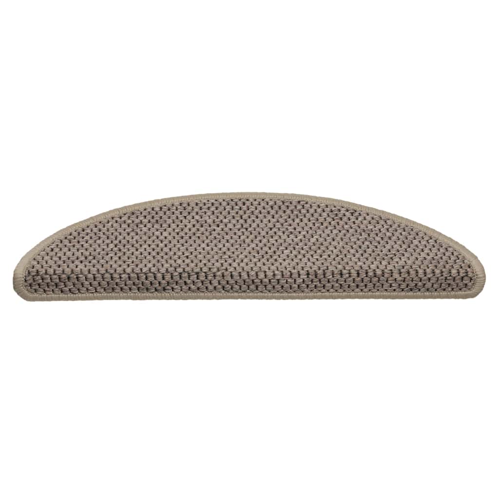 Stufenmatten Selbstklebend Sisal 15 Stk. 56x17x3cm Dunkelbeige