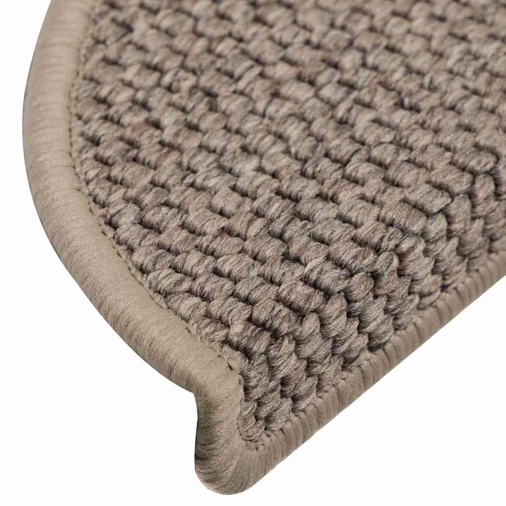 Stufenmatten Selbstklebend Sisal 15 Stk. 56x17x3cm Dunkelbeige