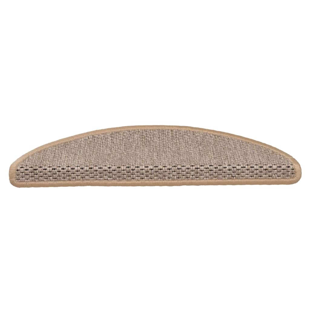 Stufenmatten Selbstklebend Sisal 15 Stk. 56x17x3 cm Hellbeige