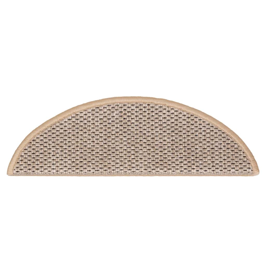 Stufenmatten Selbstklebend Sisal 15 Stk. 56x17x3 cm Hellbeige