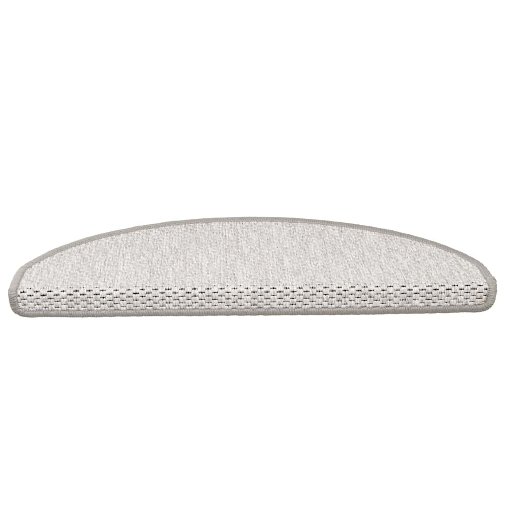 Stufenmatten Selbstklebend Sisal-Look 15 Stk. 65x21x4 Platina