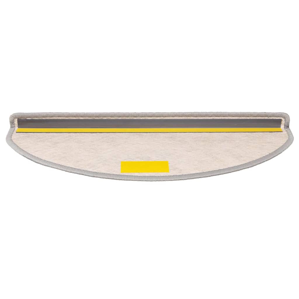 Stufenmatten Selbstklebend Sisal-Look 15 Stk. 65x21x4 Platina