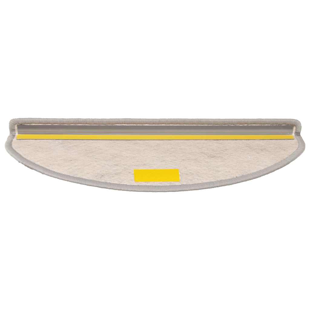 Stufenmatten Selbstklebend Sisal-Look 15 Stk. 65x21x4 Silbern