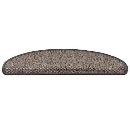 Stufenmatten Selbstklebend Sisal 15 Stk. 65x21x4 cm Grau-Beige