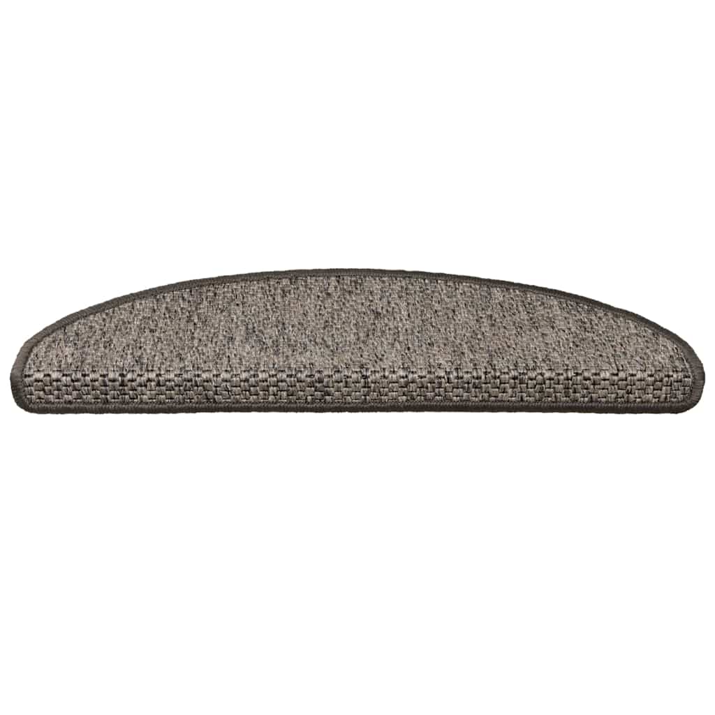 Stufenmatten Selbstklebend Sisal 15 Stk. 65x21x4 cm Grau-Beige