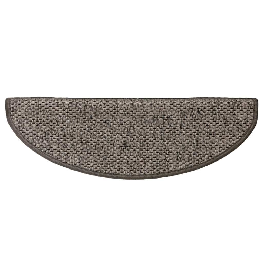 Stufenmatten Selbstklebend Sisal 15 Stk. 65x21x4 cm Grau-Beige