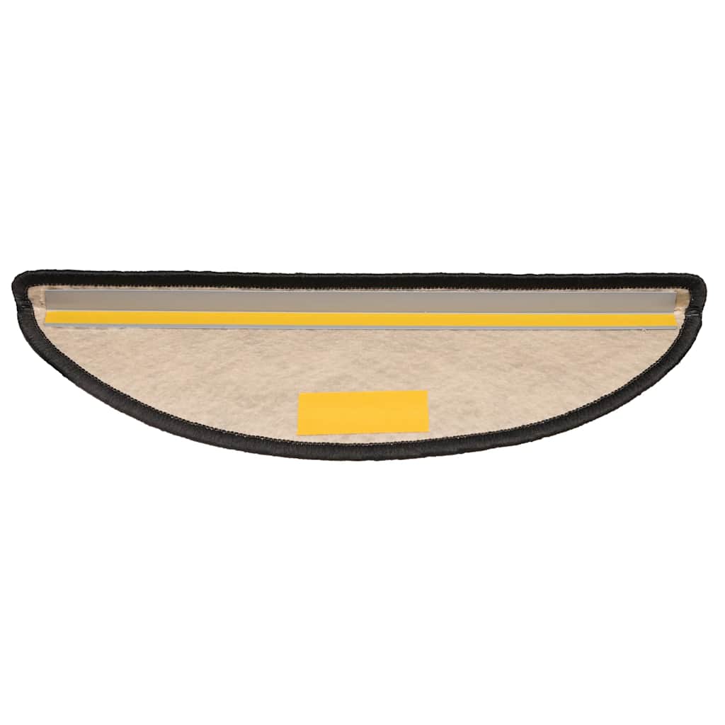 Treppenmatten Selbstklebend Sisal 15 Stk. 65x21x4 cm Anthrazit