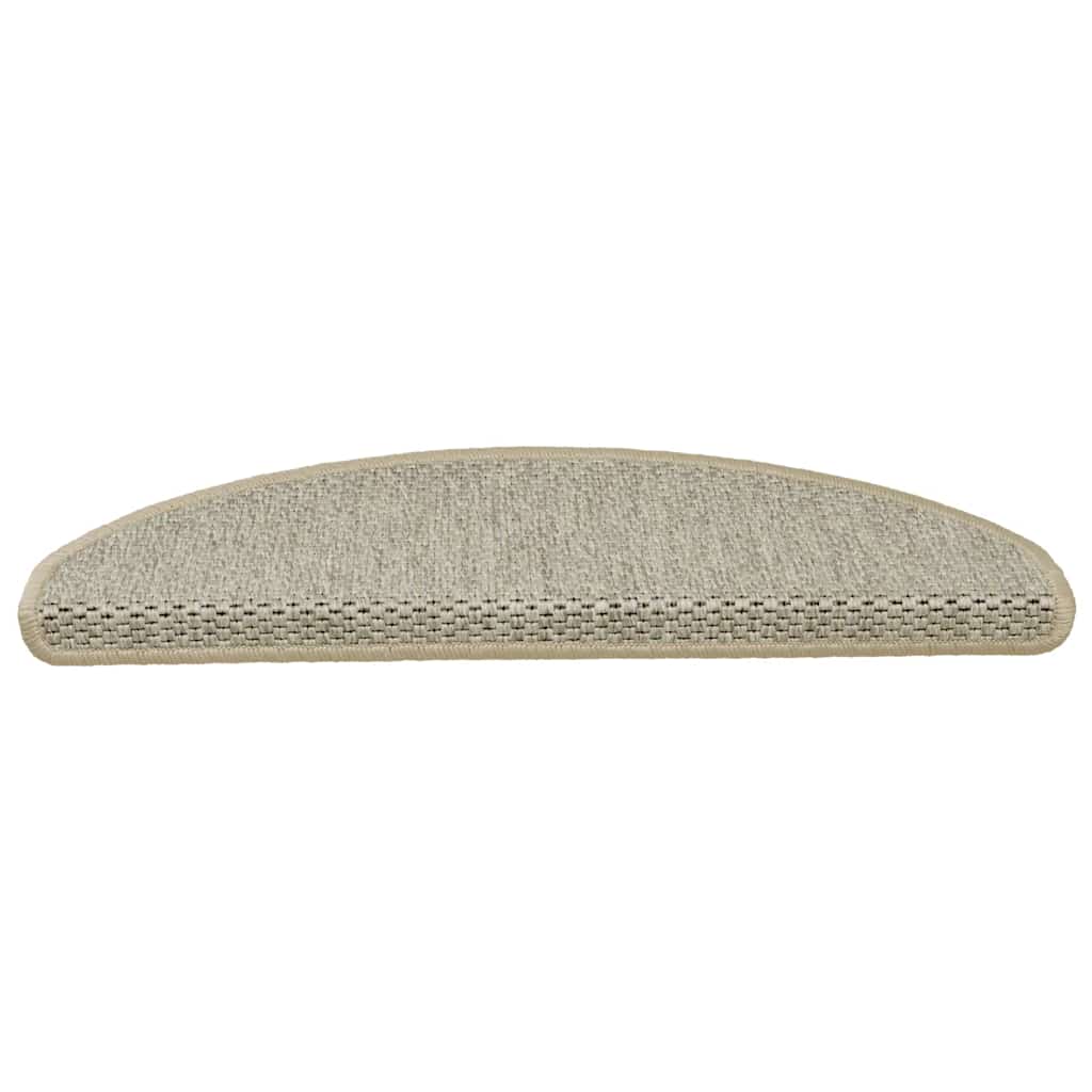 Stufenmatten Selbstklebend Sisal-Look 15 Stk 65x21x4 Hellbeige