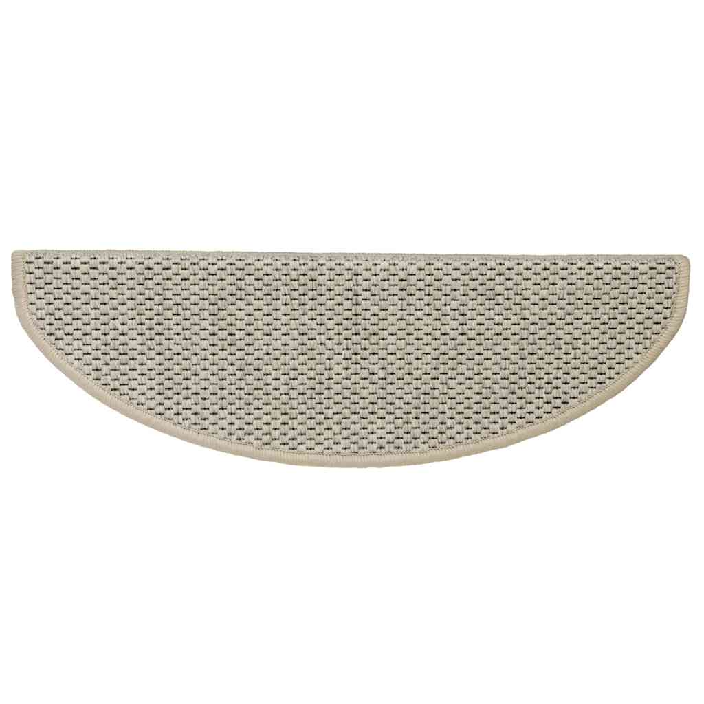 Stufenmatten Selbstklebend Sisal-Look 15 Stk 65x21x4 Hellbeige