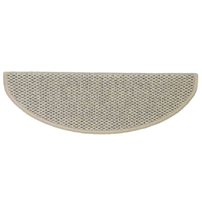 Stufenmatten Selbstklebend Sisal-Look 15 Stk 65x21x4 Hellbeige
