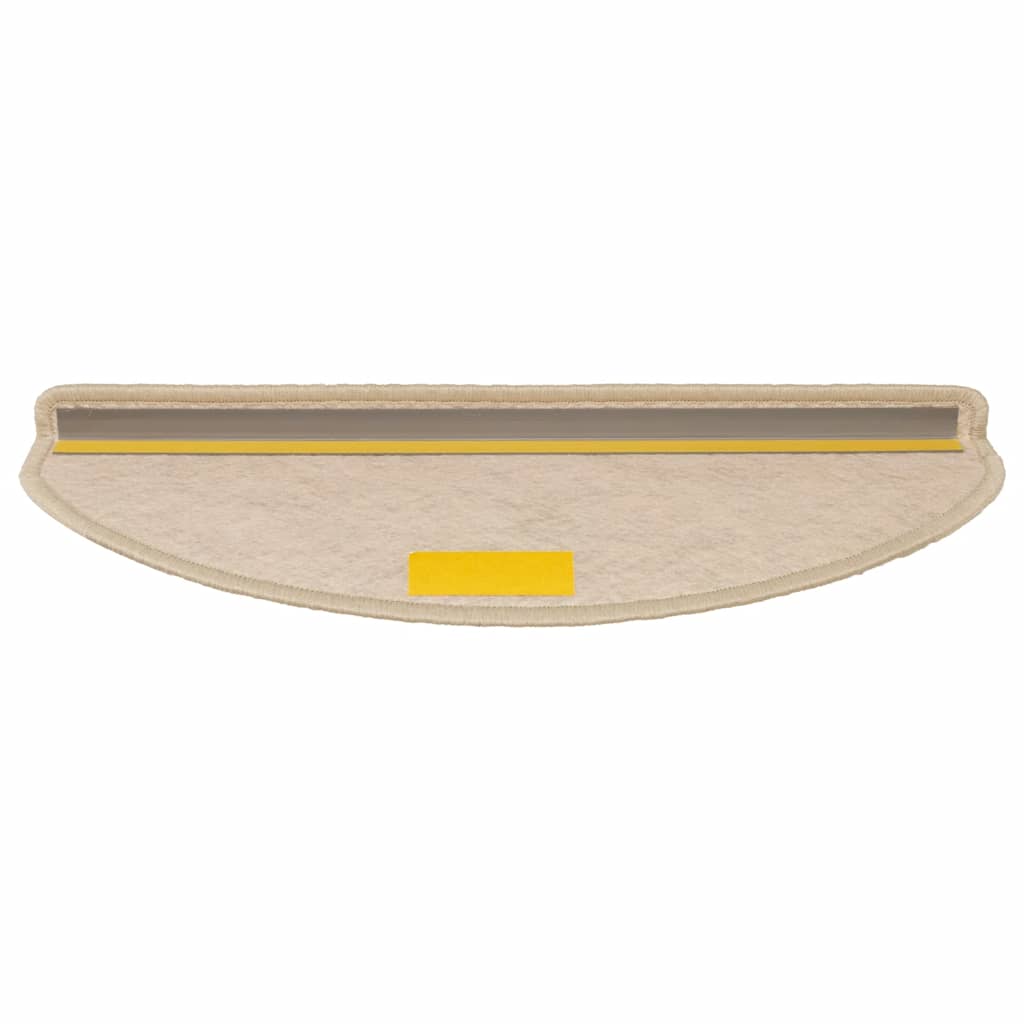 Treppenmatten Selbstklebend Sisal-Optik 15 Stk. 65x21x4 cm Sand