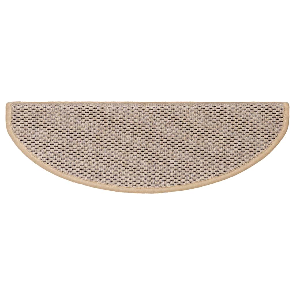 Stufenmatten Selbstklebend Sisal 15 Stk. 65x21x4 cm Hellbeige