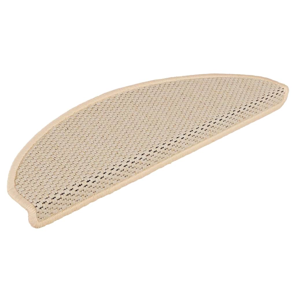 Stufenmatten Selbstklebend Sisal-Look 15 Stk. 65x21x4 Berber