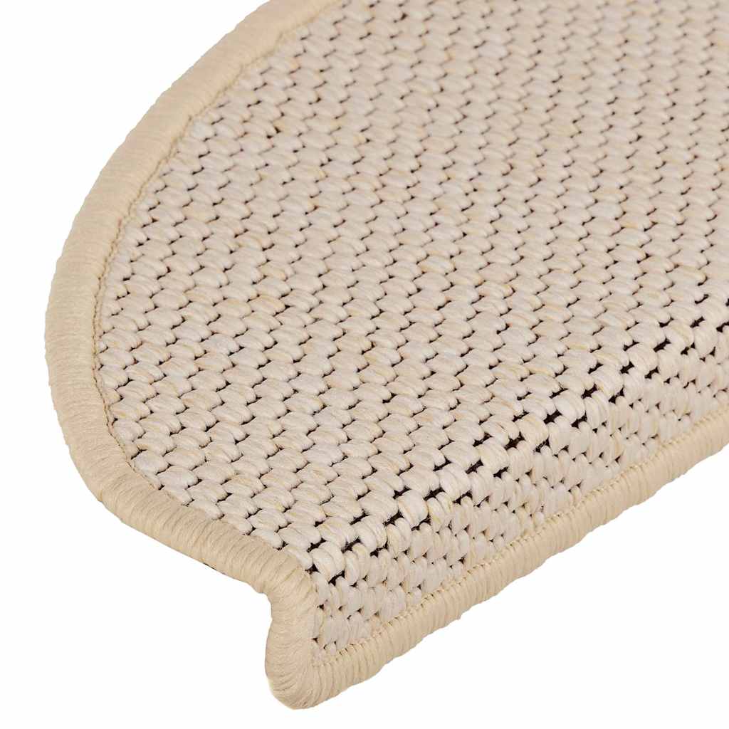 Stufenmatten Selbstklebend Sisal-Look 15 Stk. 65x21x4 Berber