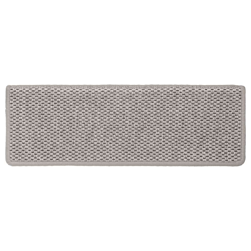 Treppenmatten Selbstklebend Sisal-Optik 15 Stk. 65x21x4 cm