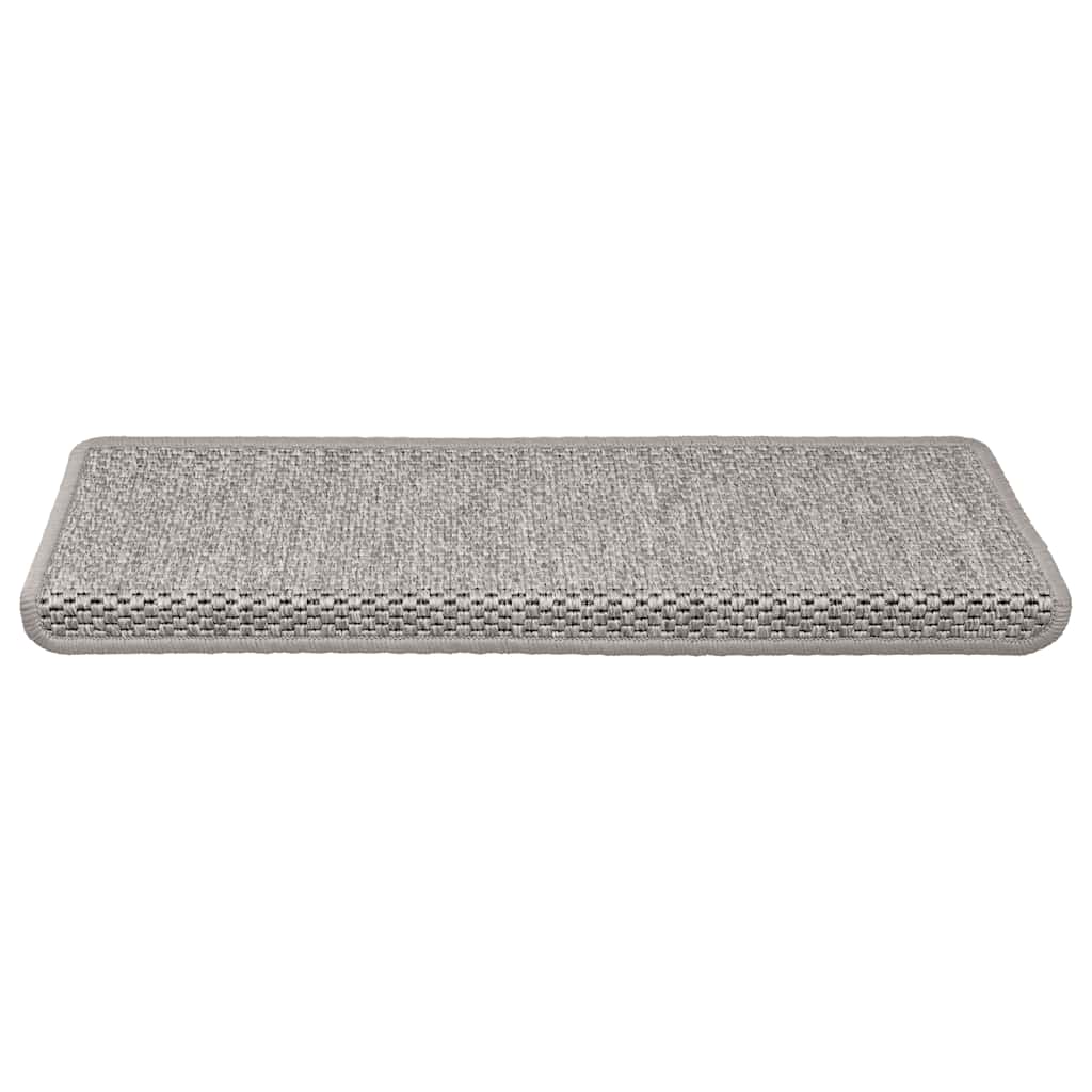 Treppenmatten Selbstklebend Sisal-Optik 15 Stk. 65x21x4 cm