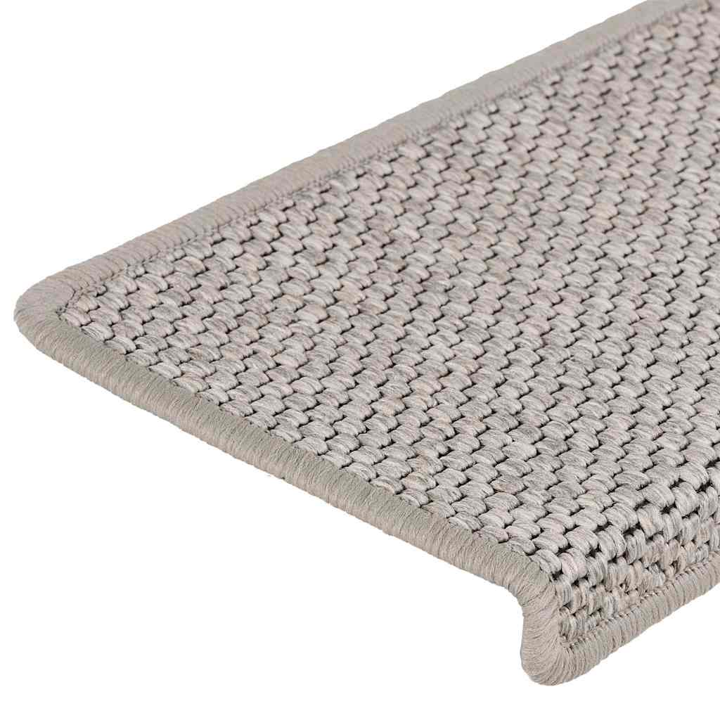 Stufenmatten Selbstklebend Sisal-Optik 15 Stk. 65x21x4 cm