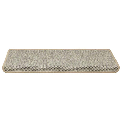 Stufenmatten Selbstklebend Sisal-Look 15 Stk 65x21x4 Hellgrün