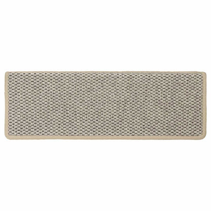 Stufenmatten Selbstklebend Sisal-Look 15 Stk 65x21x4 Hellgrün