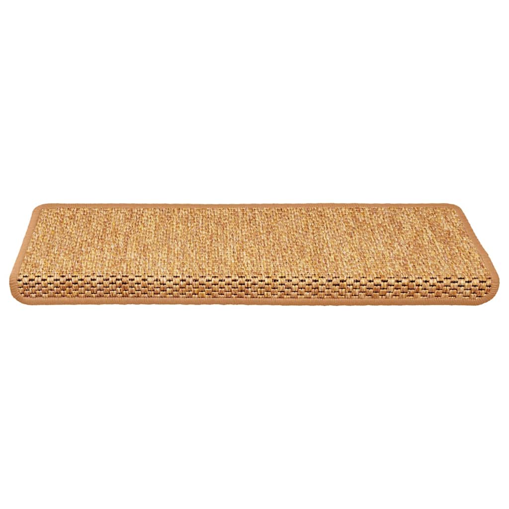 Stufenmatten Selbstklebend Sisal-Optik 15Stk. 65x21x4cm Sisal