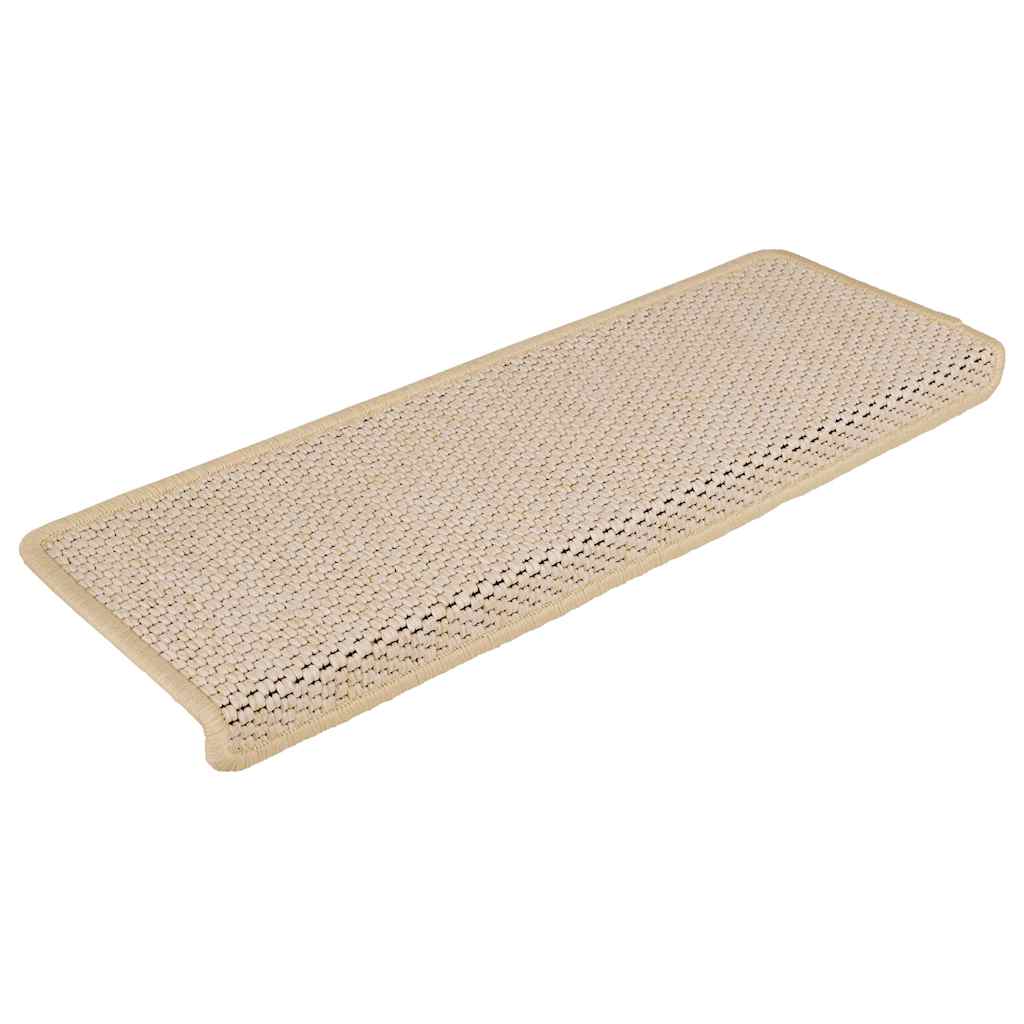 Stufenmatten Selbstklebend Sisal-Optik 15 Stk. 65x21x4cm Berber