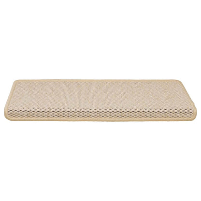 Stufenmatten Selbstklebend Sisal-Optik 15 Stk. 65x21x4cm Berber