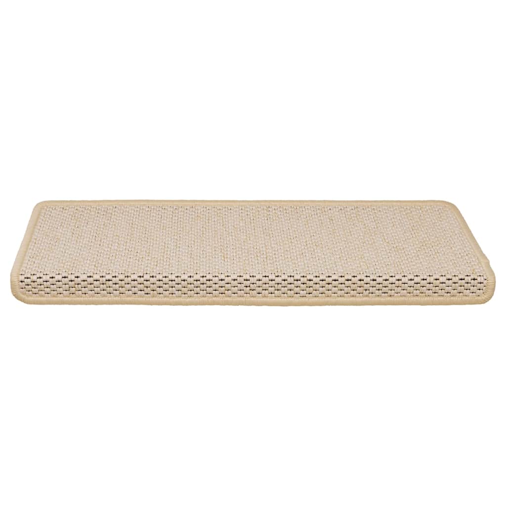 Stufenmatten Selbstklebend Sisal-Optik 15 Stk. 65x21x4cm Berber