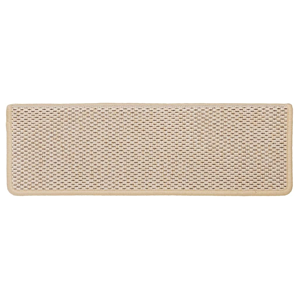 Stufenmatten Selbstklebend Sisal-Optik 15 Stk. 65x21x4cm Berber