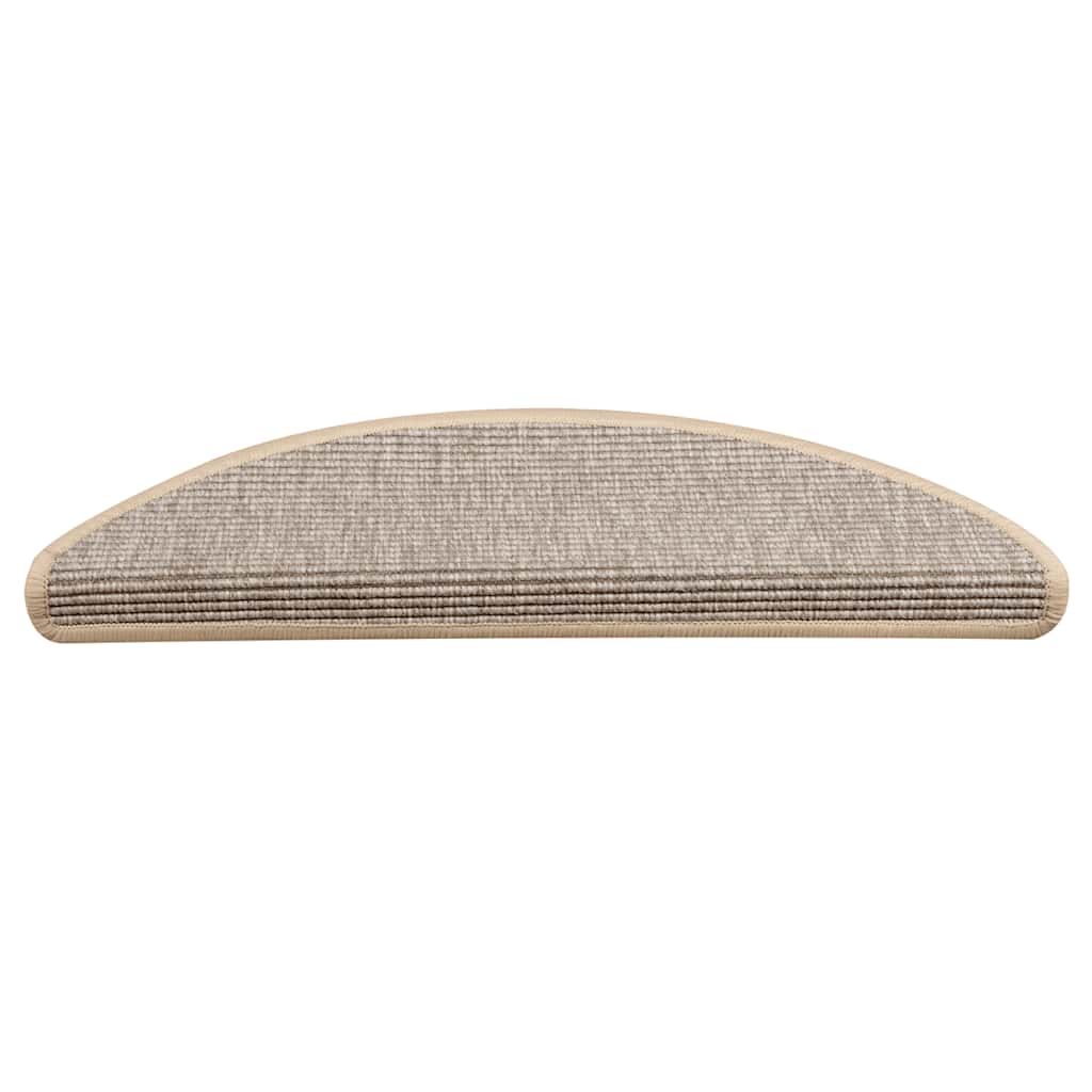 Stufenmatten 15 Stk. 56x17x3 cm Silber Halbrund