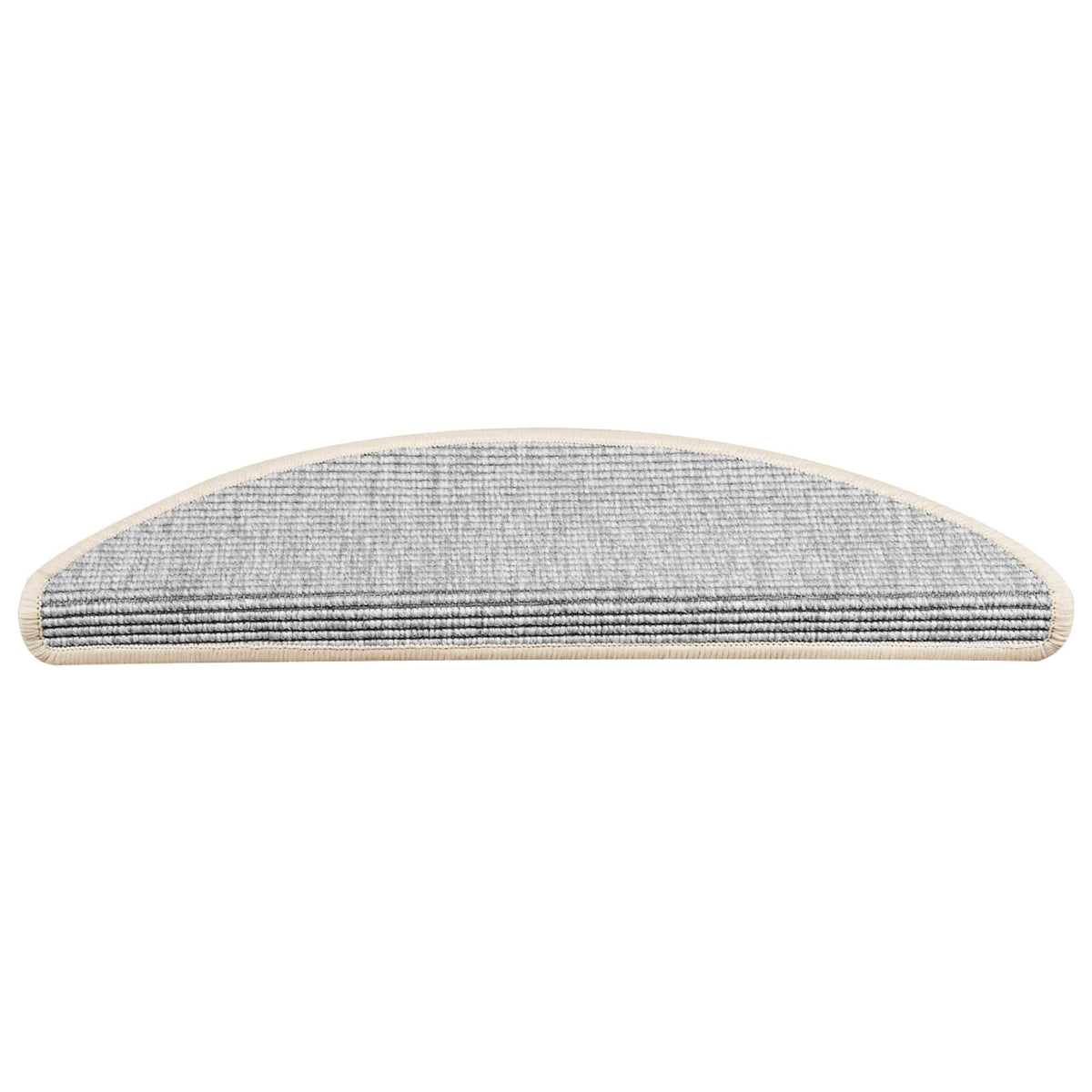 Stufenmatten 15 Stk. 56x17x3 cm Silber Halbrund