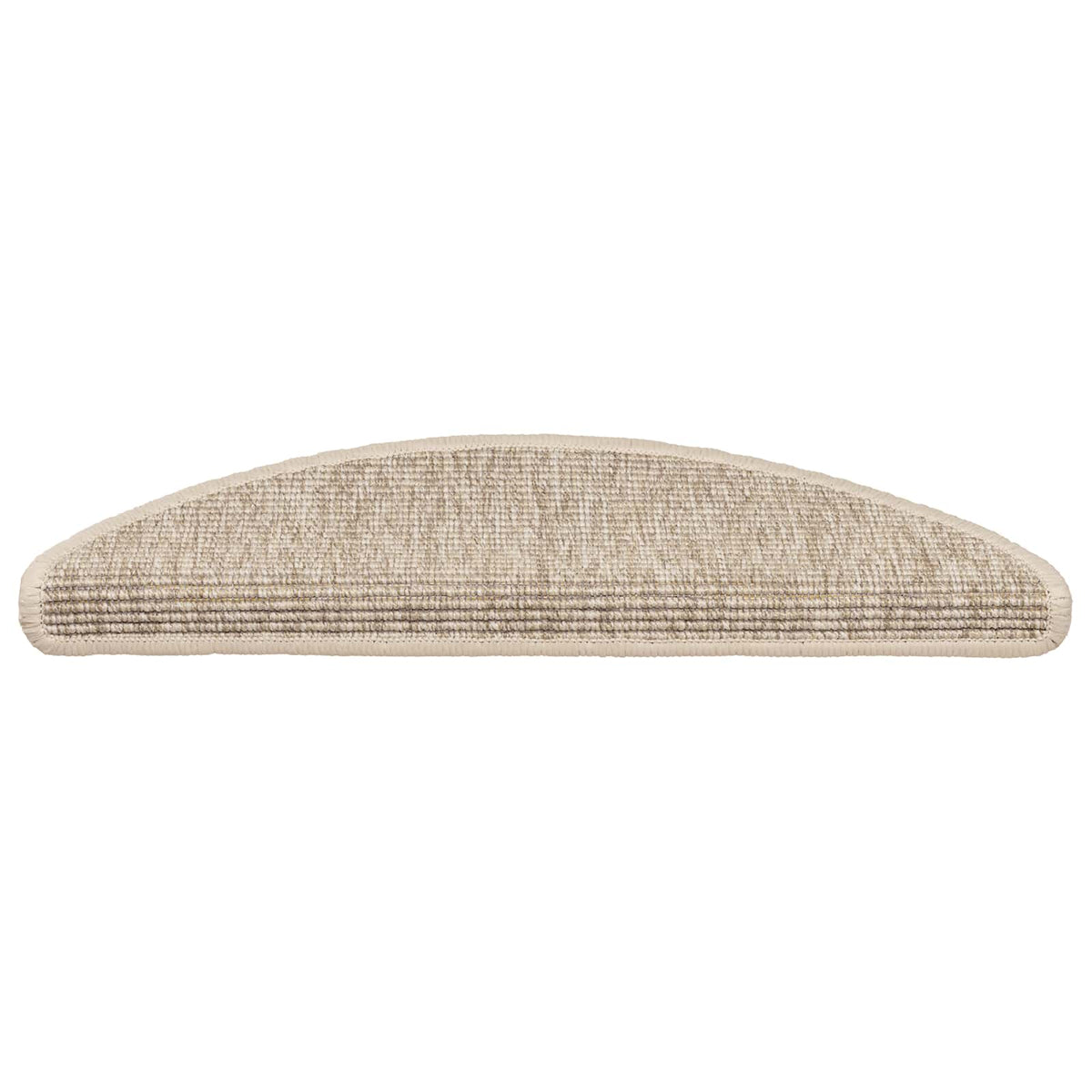 Stufenmatten 15 Stk. 56x17x3 cm Hellbeige Halbrund