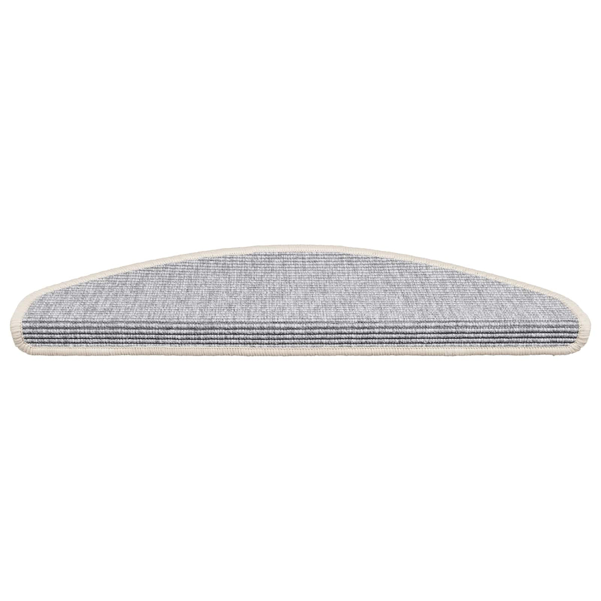 Stufenmatten 15 Stk. 65x21x4 cm Silber Halbrund Groß