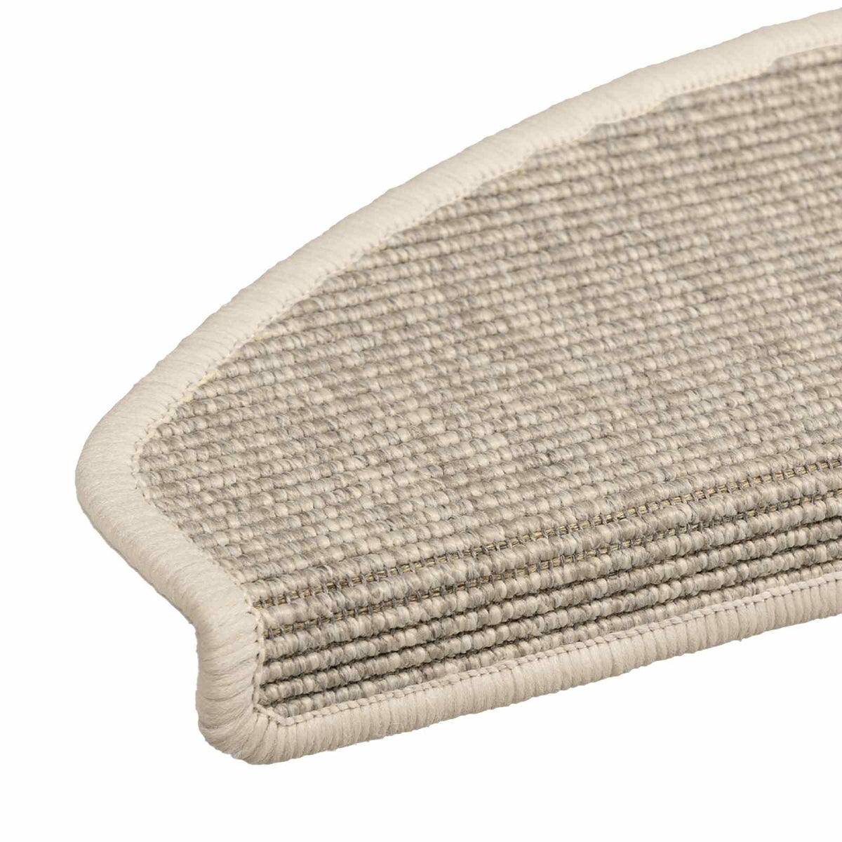 Stufenmatten 15 Stk. 65x21x4 cm Hellbeige Halbrund Groß
