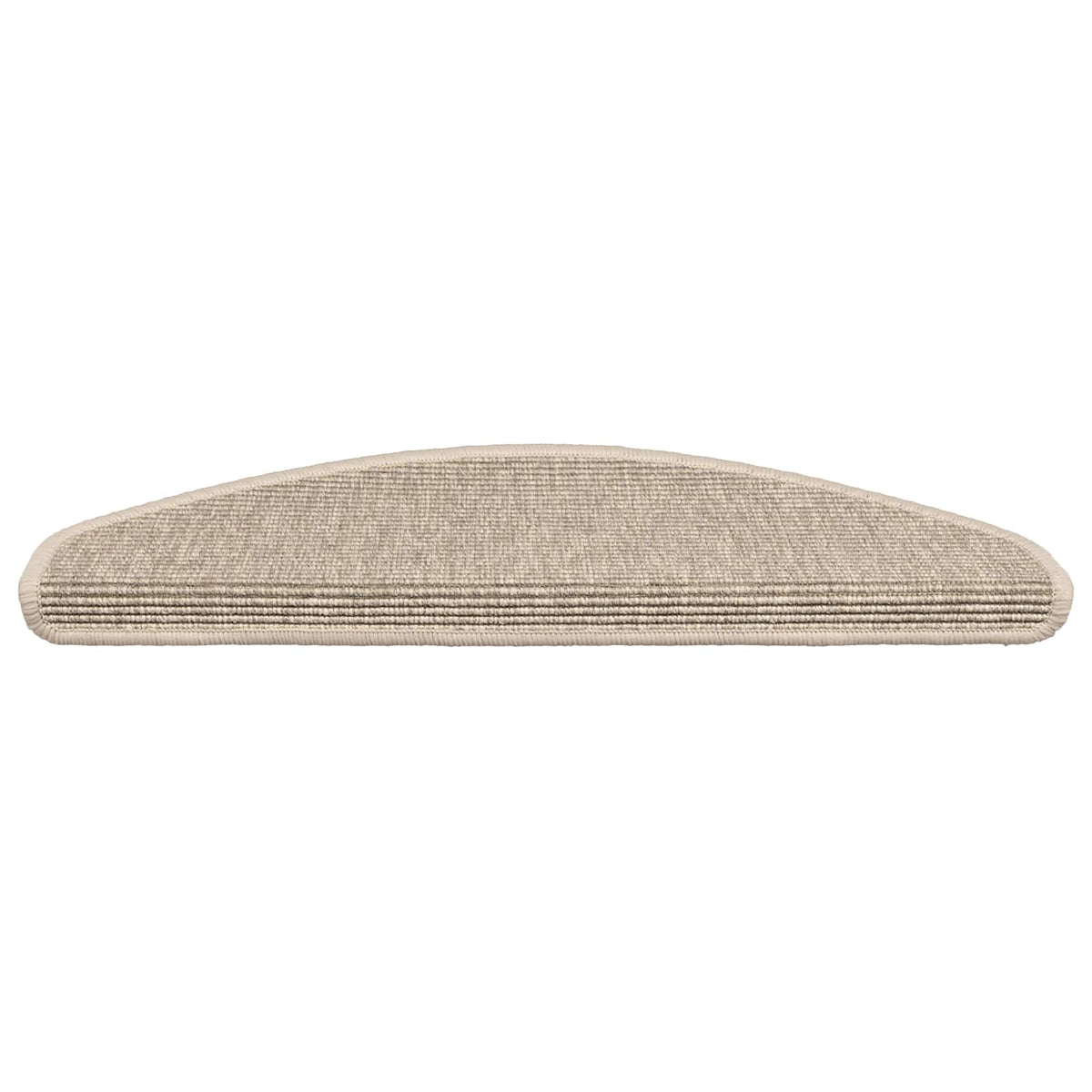 Stufenmatten 15 Stk. 65x21x4 cm Hellbeige Halbrund Groß