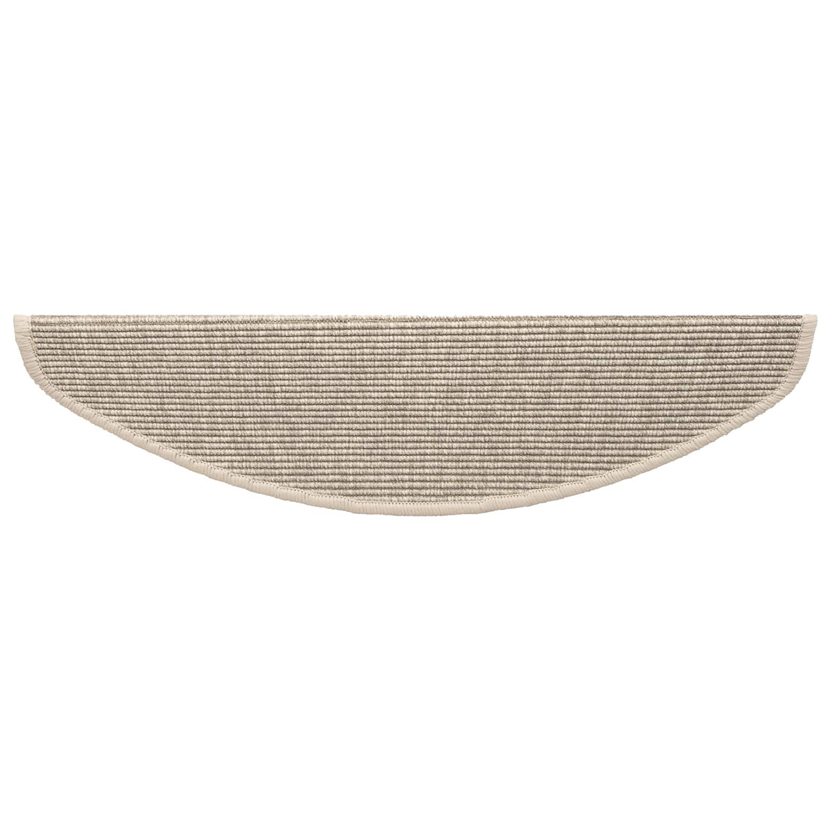 Stufenmatten 15 Stk. 65x21x4 cm Hellbeige Halbrund Groß