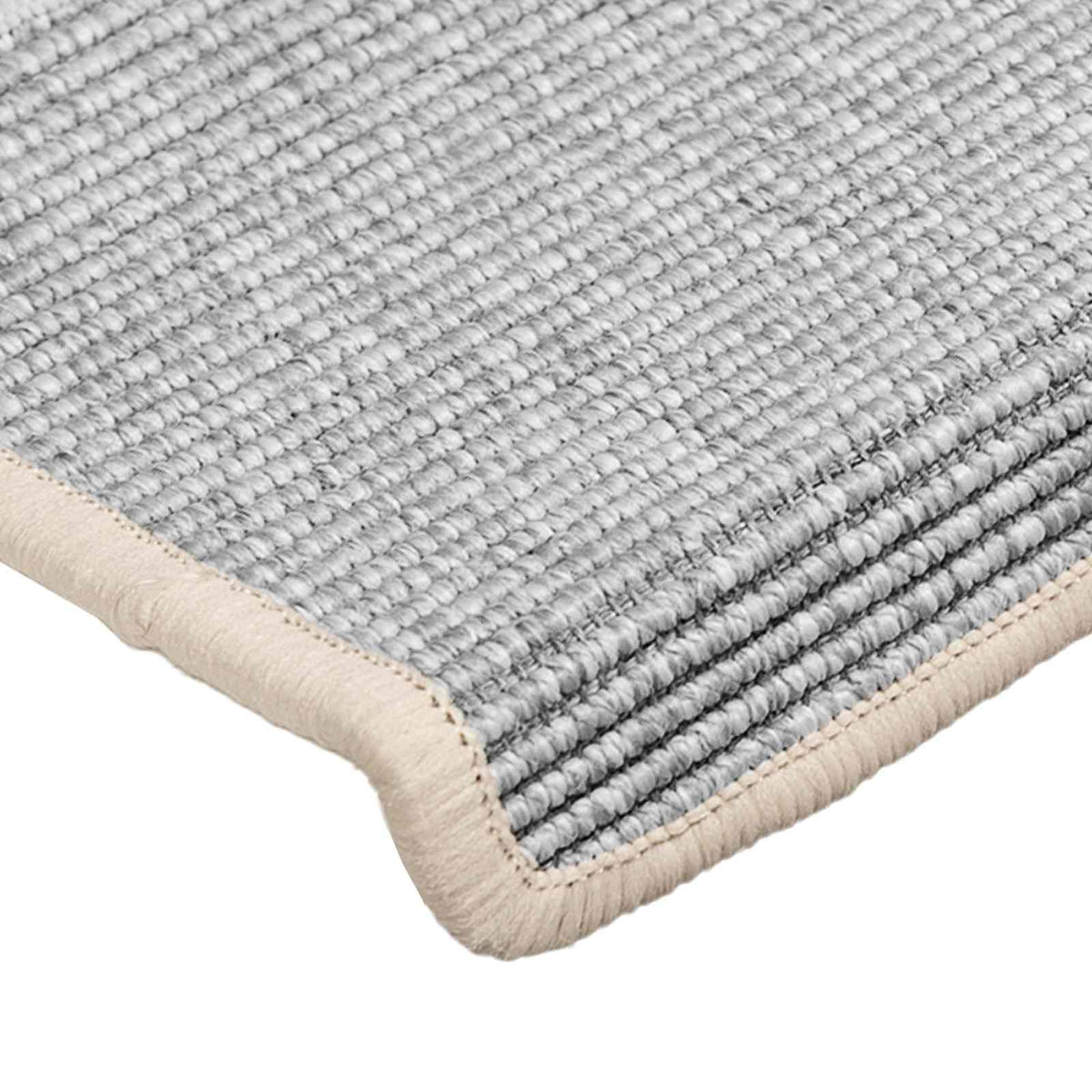 Stufenmatten 15 Stk. 65x21x4 cm Silber Rechteckiger Rand